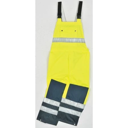 Occunomix Lux-Tenbib-Y5x Breathable Bib Pants,Hi-Vis Yellow,5X