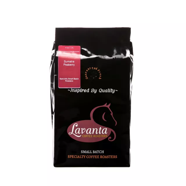 Lavanta Coffee Sumatra Peaberry Arabica Green or Roasted Coffee