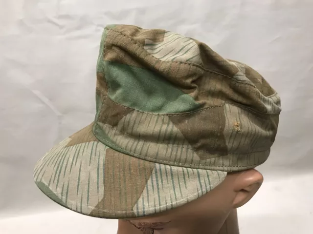 Protezione Campo 57 Camo Cappello Mimetico Wehrmacht Luftwaffe Hg Divisione