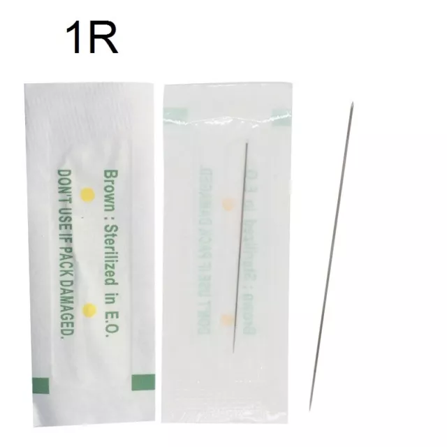 1R Permanent Make-up Tattoo Needles Nadeln Makeup Microblading 10x 1RL