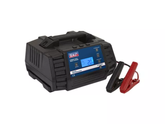 Sealey AUTOCHARGE1200HF Kompakt Auto Smart Ladegerät 12A 9-Zyklen 12/24V Lithium