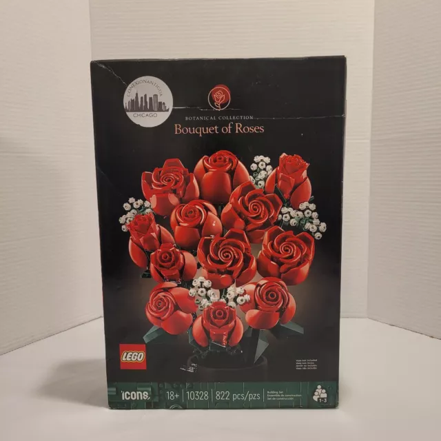 Lego Icons Bouquet Of Roses New 822Pcs