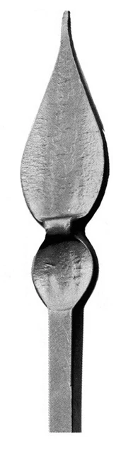 Zaunspitze 12x12 mm Höhe 200 mm