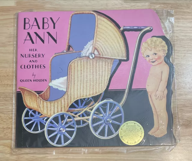 Vintage Reproduction 1985 Baby Ann & Her Nursery Queen Holden Paper Dolls Sealed