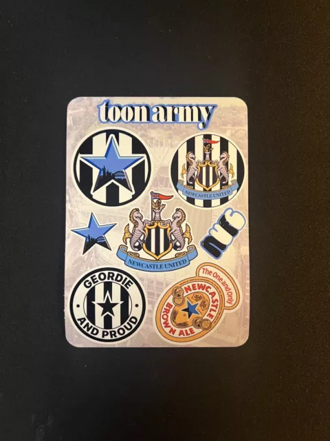 12cm X 16cm Newcastle United Kiss cut Glossy Vinyl Splash-proof Stickers