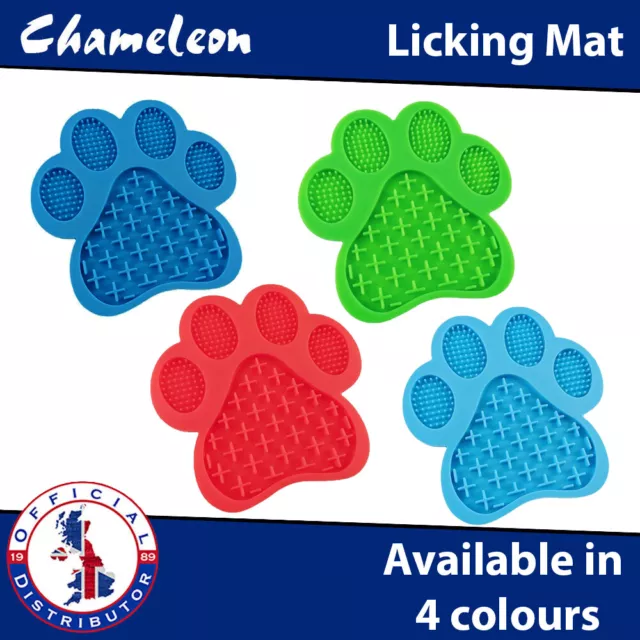 Pet Lick Mat Dog Puppy Cat Distraction Treat Silicone Surface Suction Eat Plate