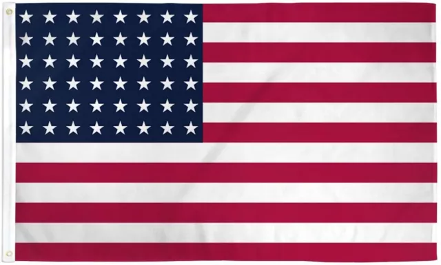 USA 48 Star American 3x5 Flag - Printed 100D W/ GROMMETS