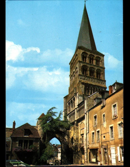 LA CHARITE-sur-LOIRE (58) TOUR SAINTE-CROIX & PORTAIL vers 1980