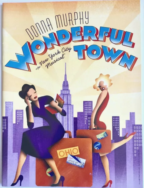 "Wonderful Town" Donna Murphy Original Large Broadway Theatre Souvenir Program