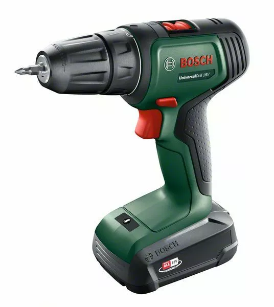 Bosch Akku-Zweigang-Bohrschrauber Universaldrill 18V Avec 1x Batterie, Chargeur