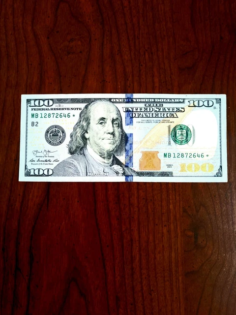 *EXTREMELY RARE* 2013 New York $100 STAR NOTE FEDERAL RESERVE BILL