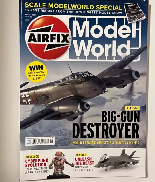 AIRFIX MODEL WORLD Magazine JANUARY 2024, Issue 158 + SCALE