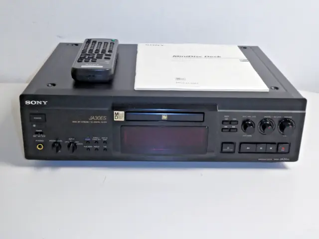 Sony MDS-JA30ES High-End Mini-Disc Recorder, Laser NEU, FB&BDA, 2 Jahre Garantie