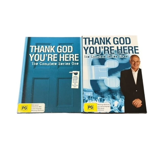 THANK GOD YOU'RE Here The Complete Series One and Three DVD Region 4 Comedy EUR 10,89 PicClick IT THANK GOD YOU'RE Here The Complete Series One and Three DVD Region 4 Comedy EUR 10,89 PicClick IT