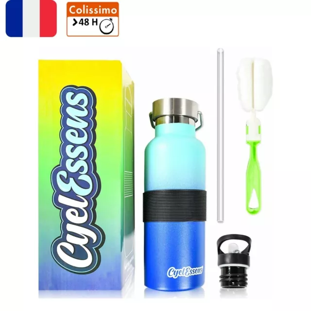 Bouteille isotherme 500ml Marbre - Gourde - Les artistes de Paris - Bubba  Ride