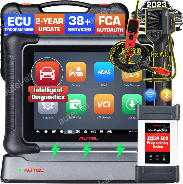 AUTEL MAXISYS ELITE II Top Intelligent Diagnostic Scan Tool ,2 Years ...