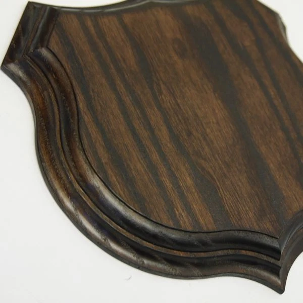 5x Wappenschilder Jabalí Af 15cm Escudo de Trofeo Hoja de Roble Portada Grande 3