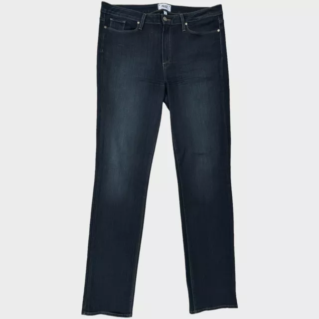 Paige Hoxton Straight Mona Jeans Dark Wash Size 34