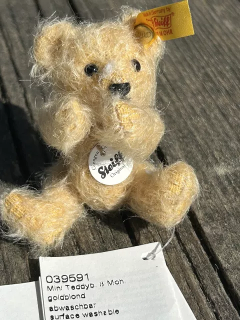Steiff Mini Teddy 8 cm goldblond