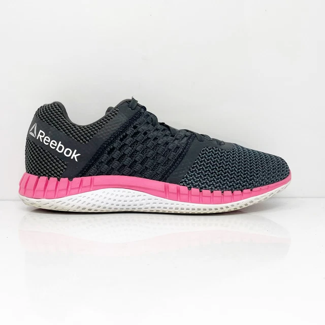 Reebok Womens ZPrint Run V72329 Black Running Shoes Sneakers Size 8