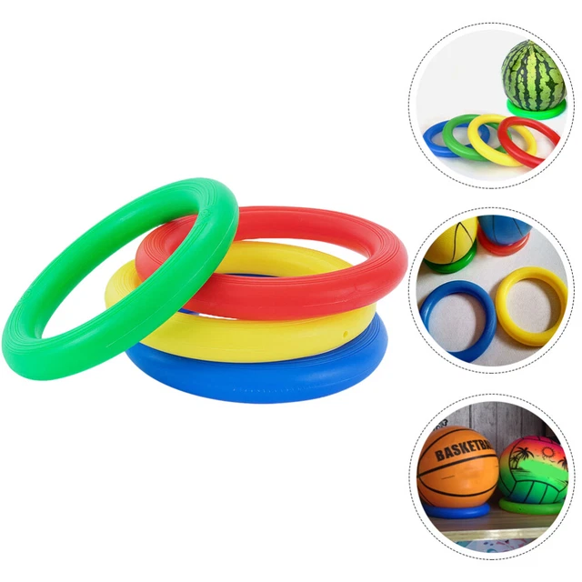 4 Pcs Sphere Display Stand Plastic Melon Rings The Rings Bracket Ring