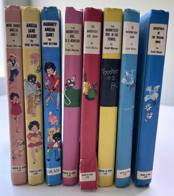 Vintage Enid Blyton Books: Wishing Chair, Naughtiest Girl & Amelia Jane