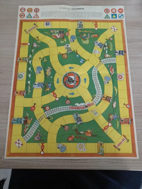 Jeu De L Oie Automiror Le Rallye Publicitaire Annee 50
