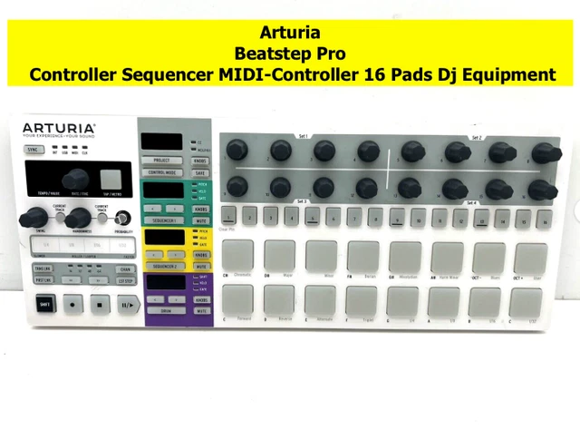 ARTURIA BEATSTEP PRO Controller Sequencer Controller MIDI 16 Pad ...