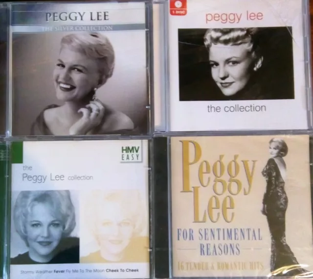 PEGGY LEE - BUNDLE OF 4 CDs
