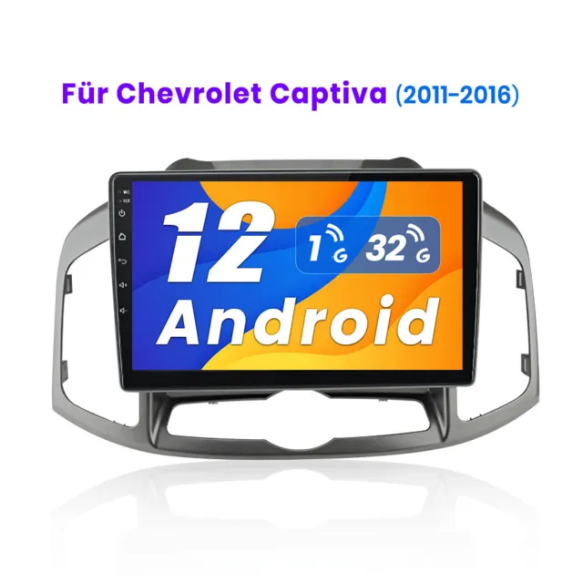 Für Chevrolet Captiva 2011-2016 Autoradio GPS Sat Navi 10in Android12 DAB 1+32G