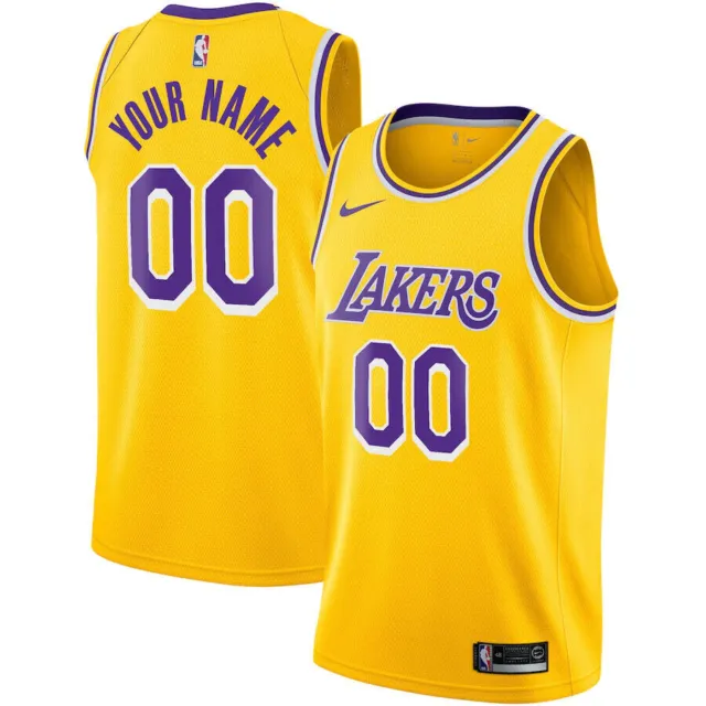 Nike Los Angeles Lakers NBA Basketball Icon Swingman Jersey - Custom - Youth