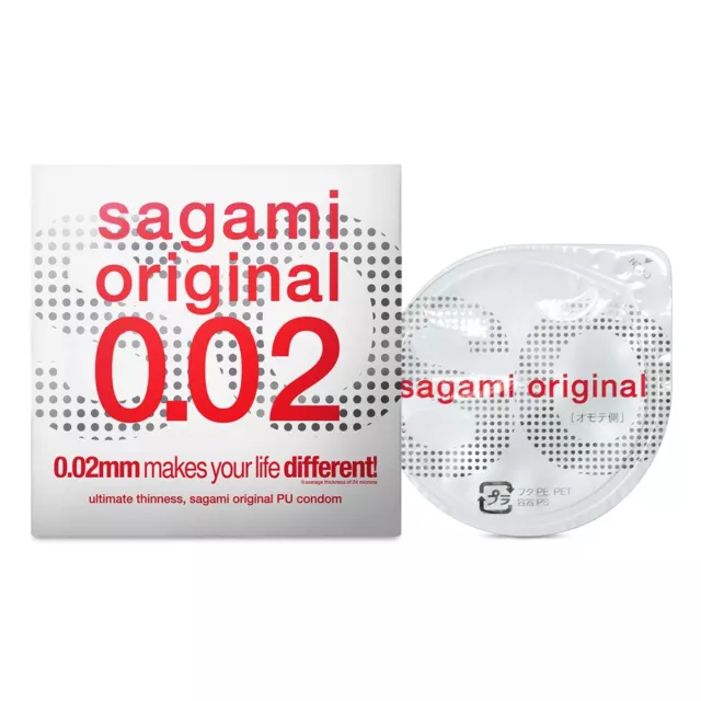 Sagami Original 0.02 1's Pack PU Condom