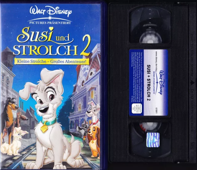 VHS WALT DISNEY Susi und Strolch 2 Kleine Strolche Großes