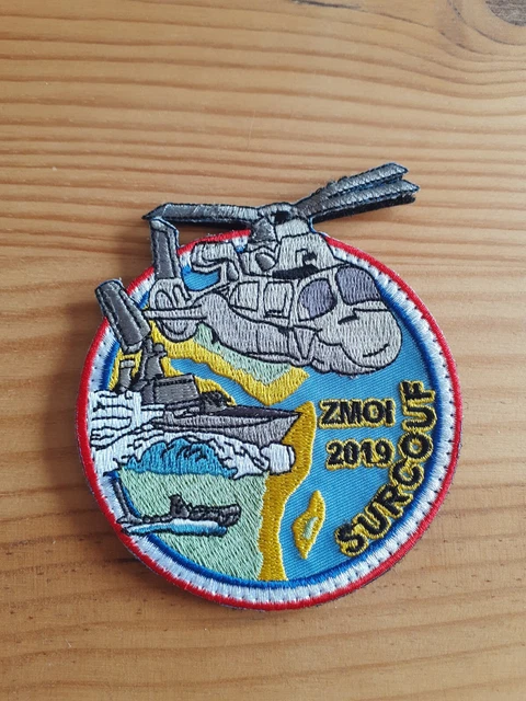 Patch Original Aéronavale Flottille 36F ATALANTE 2013 - Commando Marine - Velcro Scratch - Neuf