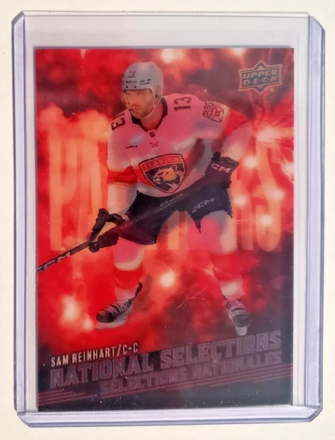 SAM REINHART 2025-26 UD Tim Hortons Insert NATIONAL SELECTIONS NS-9 ...