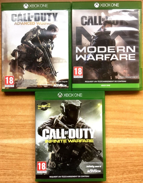 Lot De 3 Jeux Xbox One - GRID, Battlefield, Call Of Duty - Bon état - Boîtiers Inclus