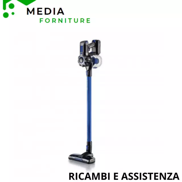 Ariete Scopa Elettrica Senza Filo 22V Lithium Blu Senza Sacco Ricaricabile