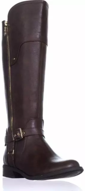 Womens Harson Faux Leather Riding Over-The-Knee Boots size 7.5 M