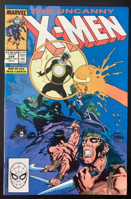 Uncanny X-MEN 249 - 1st app of Whiteout, a Savage Land Mutate