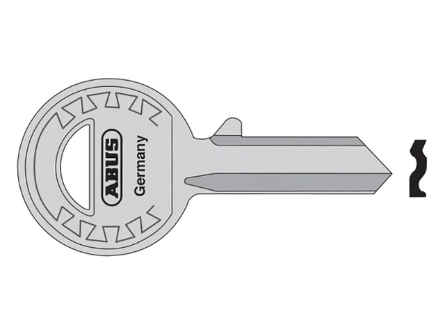 ABUS 02706 24-41-885 Right Hand 4 Pin Key Blank