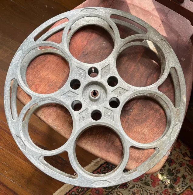 VINTAGE GOLDBERG BROTHERS 35mm Movie Projector Film Reel. 6 Hole. Cast  Aluminum $140.00 - PicClick