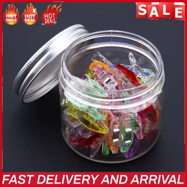 50pcs Crafting Clamps Practical Sewing Knitting Clips Durable Home Office Supply