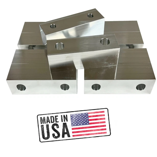 6"x2"x2" Machinable Standard Soft Jaws 5 Set Aluminum Fit Kurt 6" Vises USA