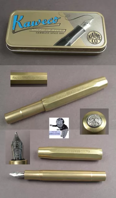 Kaweco Brass Sport  Füllfederhalter aus Messing