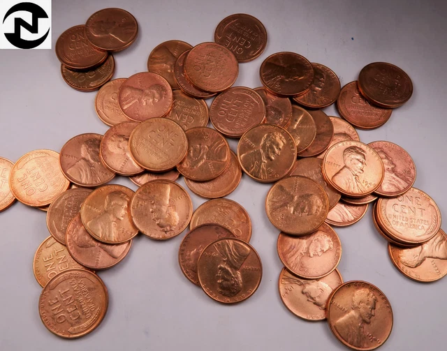 1940-S Lincoln Wheat Penny Cent Roll ~ 50 Coins ~ (R043)