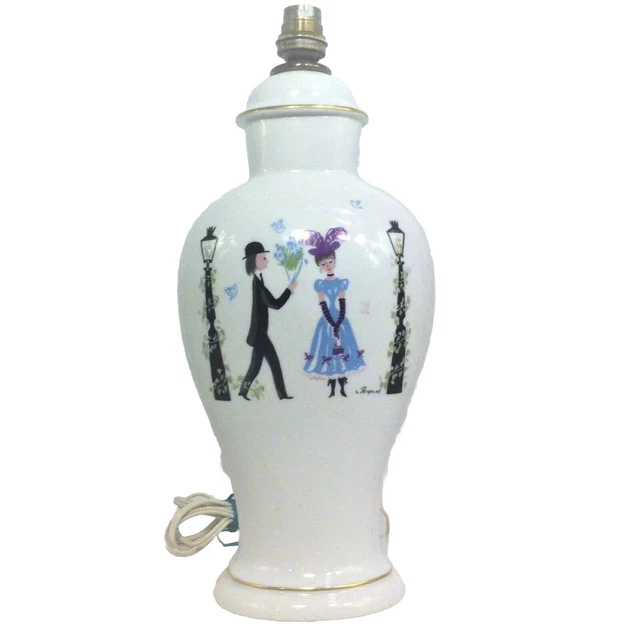 ANCIEN BOUGEOIR/PIED DE LAMPE DE MARTRES TOLOSANE Signé 'Cabaré 18 cm EUR 12,00 - FR