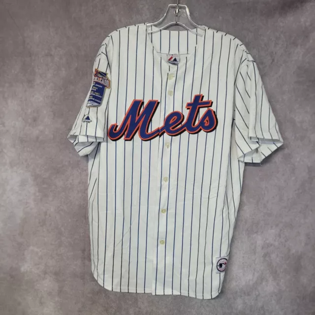 VTG Majestic New York Mets Carlos Delgado Limited 106/602 Career Patch Jersey L
