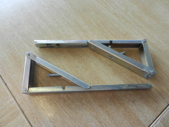 Hafele / Sotech Style Folding Table Leg Bracket - 38mm X 38mm Square (Sold In 1, 2, Or 4 Packs)