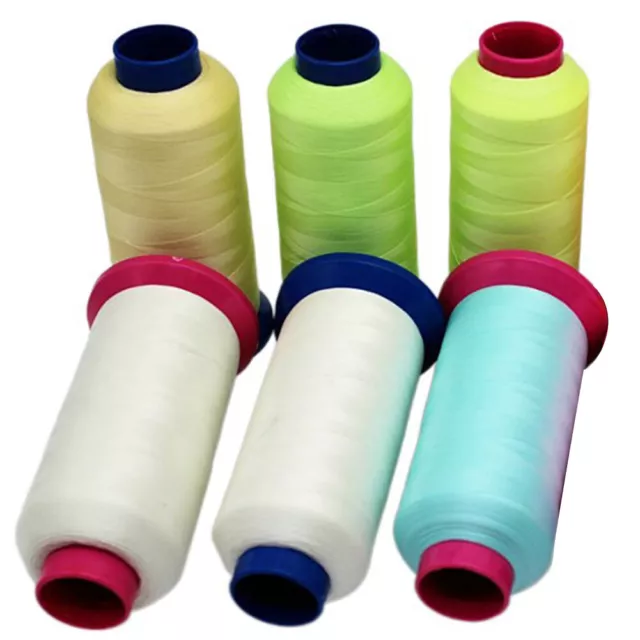 1000Yards Spool Luminous Glow The Dark Machine DIY Embroidery Sewing Thread.