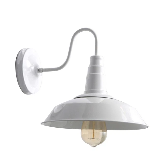 Cubierta de lámpara de pantalla de 110-220 V para porche delantero para garaje cubierta de lámpara acabado mate